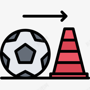彩色足球图像训练足球69彩色图标