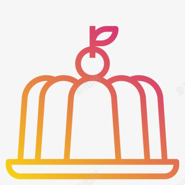 布丁布丁面包房143梯度图标