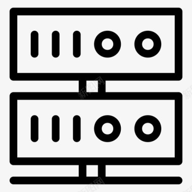 大数据存储存储数据存储数据库图标