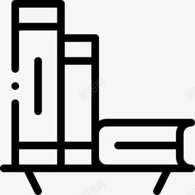 书架icon书架学院38线性图标
