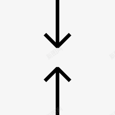 指示标志收缩垂直线方向指示器图标