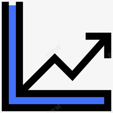 蓝色浪花免扣图折线图信息图7蓝色图标