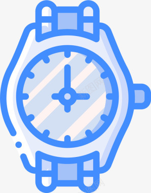 手表奢华生活3蓝色图标
