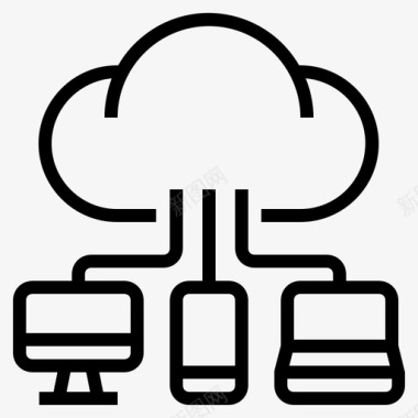 云技术设备技术中断图标