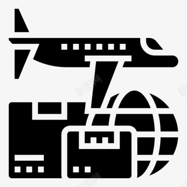 金鹿航空航空邮件邮政服务14字形图标