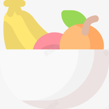 水果餐具3扁平图标