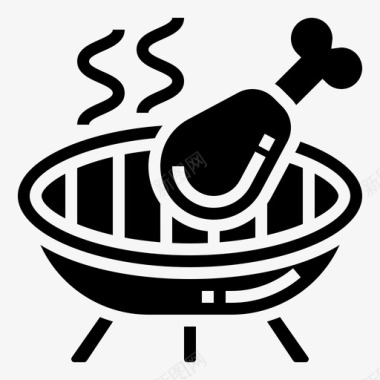 烧烤户外烤肉图标