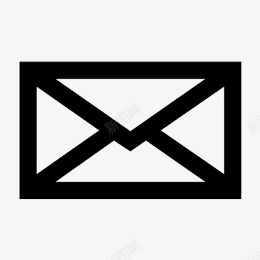 信封的消息电子邮件业务信封图标