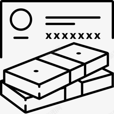 开户银行账户客户存款账户图标