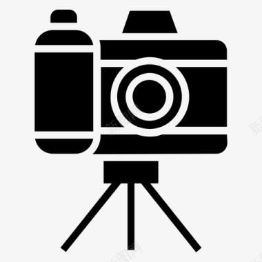 标志应用三脚架相机数码相机图标