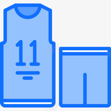 校服篮球49蓝色图标