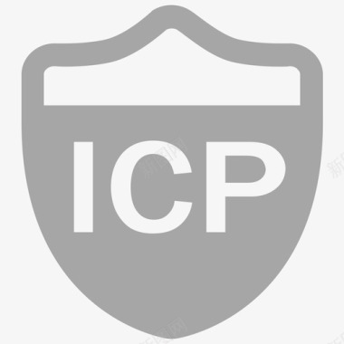 底部菜单栏底部信息-ICP图标