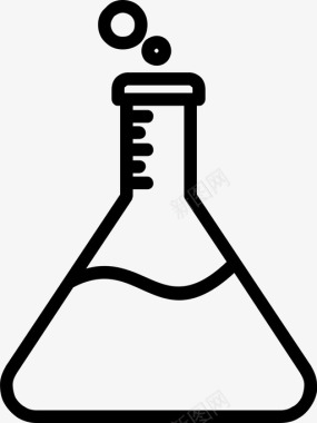 糖罐子科学化学烧瓶图标