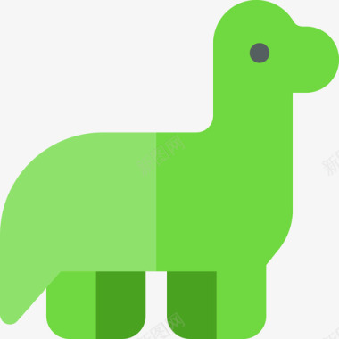 恐龙儿童玩具29扁平图标