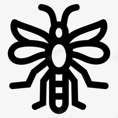 打蚊子矢量蚊子叮咬血液图标