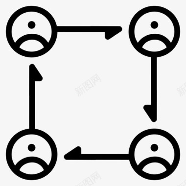 财务办公团队合作商务财务图标