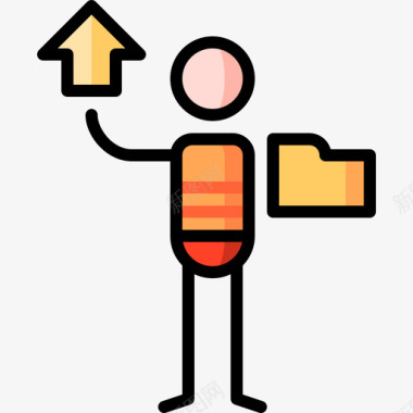 木质数字6上传数字学习6线颜色图标