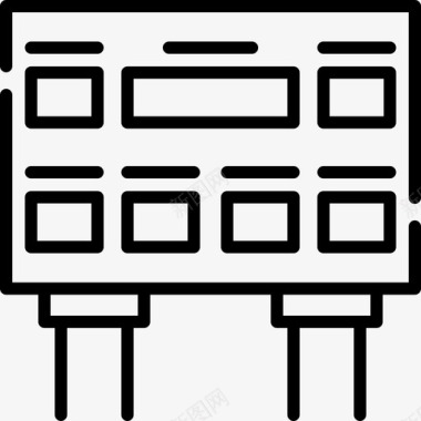 场外记分记分板美式足球38分直线式图标