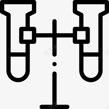 大学素材试管大学38线性图标