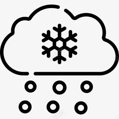 北极贝免扣雪北极35线性图标