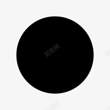 圆圈标志黑色圆圈圆形圆形阴影图标