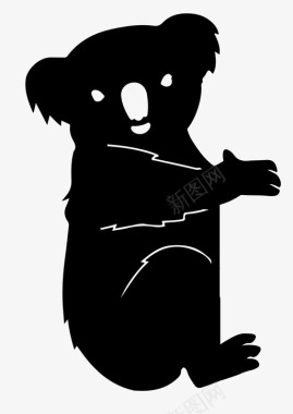 考拉熊澳大利亚可爱图标