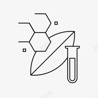 发展展板生物技术农业生态图标