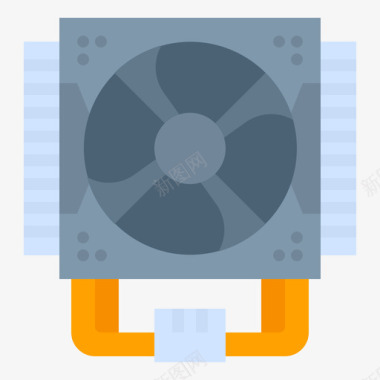 风扇遥控器风扇计算机硬件34扁平图标