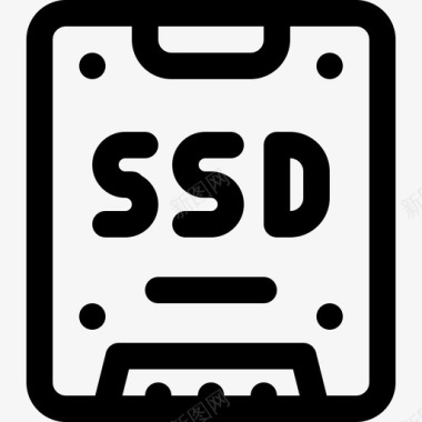 ssdSsd磁盘计算机硬件36线性图标