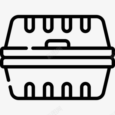 制品包装塑料制品14线性图标