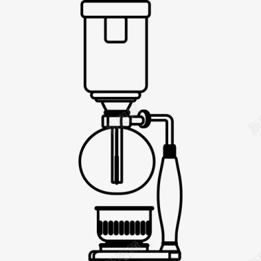 玻璃咖啡桌虹吸咖啡机咖啡机玻璃图标