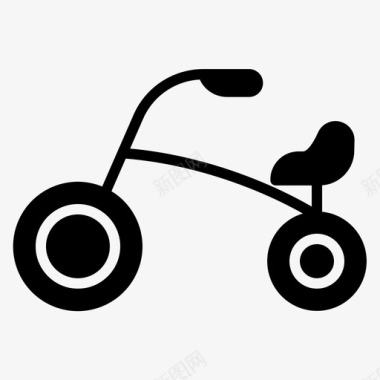 孩子和婴儿自行车婴儿孩子图标
