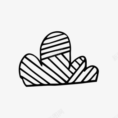 层云云积云雨云图标