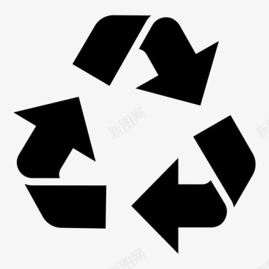 回收转换再利用图标