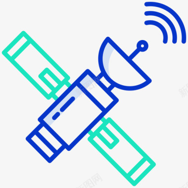 适用更大空间卫星空间231轮廓颜色图标