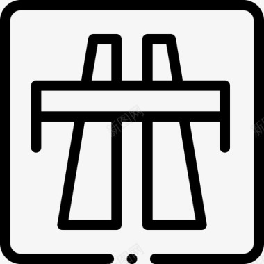 高速公路交通标志36线形图标