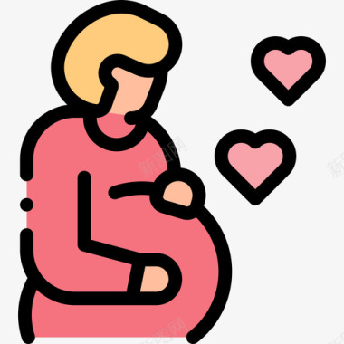 水润亮肤色怀孕女权主义36直系肤色图标