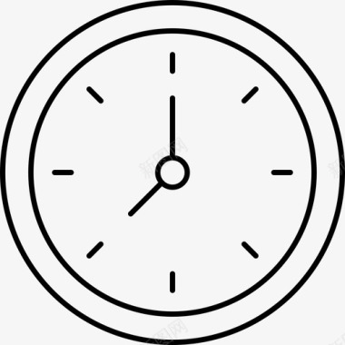 金融时钟时间业务时钟图标
