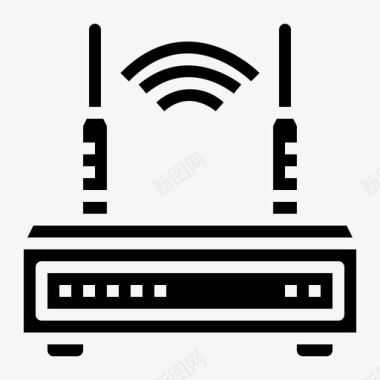 无线WIFI路由器技术wifi图标