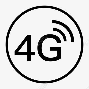 4G高速3G 4G物联图标