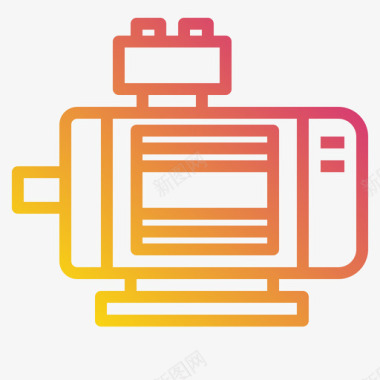 电动马达电子元件2坡度图标