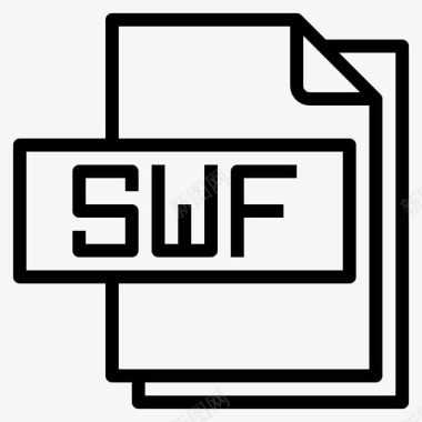 性寒Swf文件文件格式1线性图标