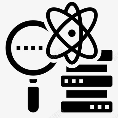 水墨数字9分析数字经济9字形图标