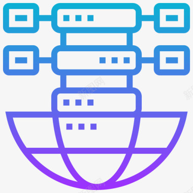 数据库网页设计156渐变图标