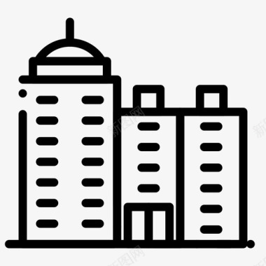 塔建筑图片塔建筑城市图标