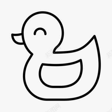 橡皮鸭婴儿儿童图标