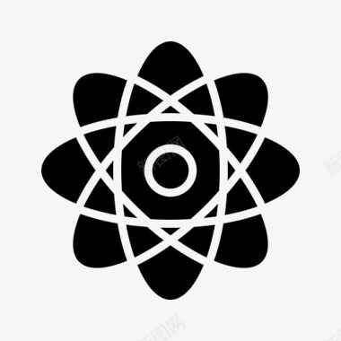 科学原子化学图标