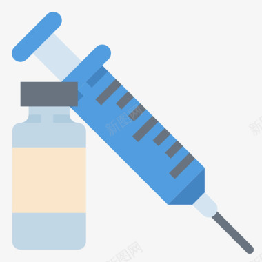打疫苗疫苗药房68扁平图标