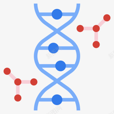 dna细胞核Dna医疗物品21扁平图标