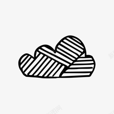 层云云积云雨云图标